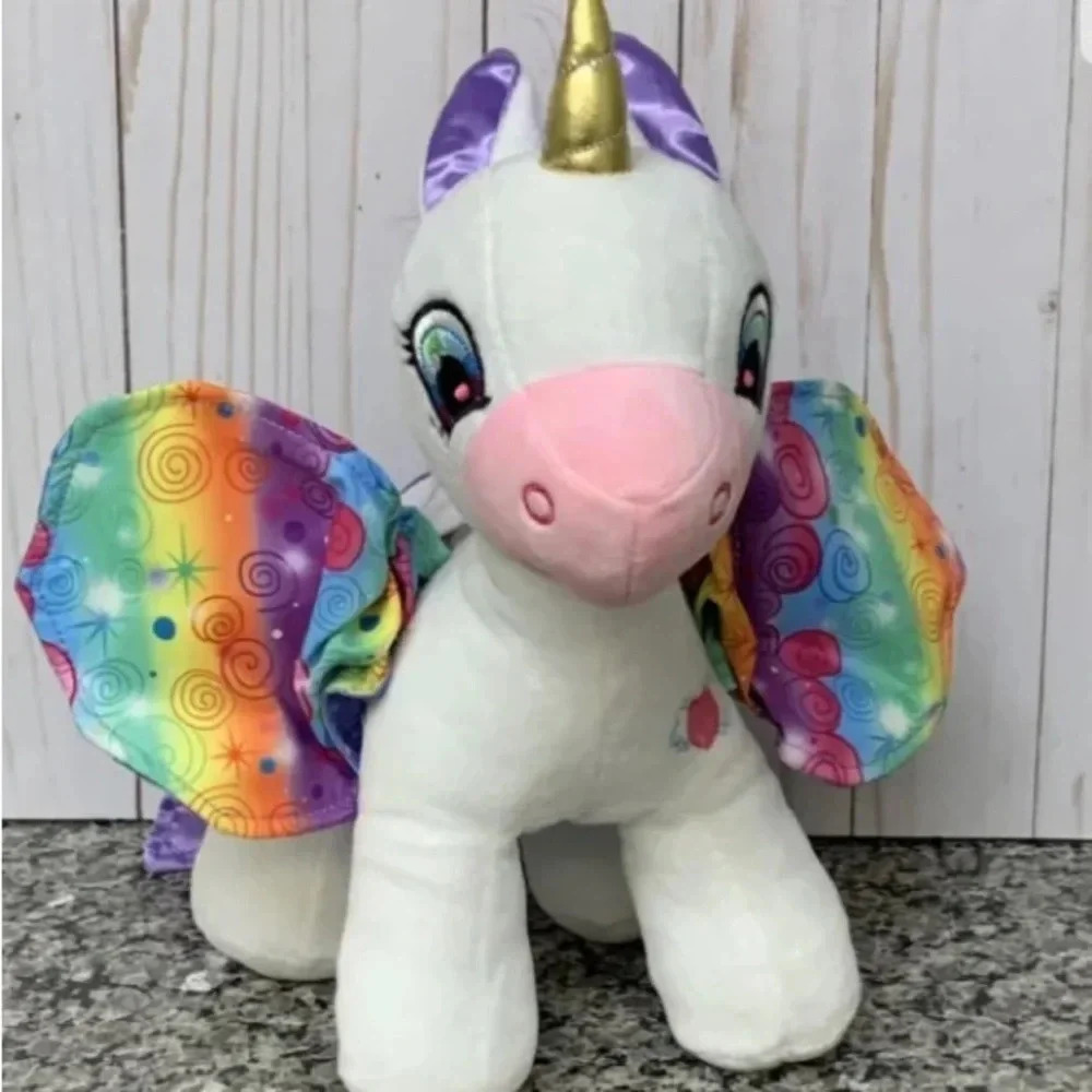 Unicorn Pegasus Plush Rainbow Stuffed Animal Puppet 11” Sunny Days Wonde…